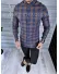 Camasa barbati in carouri slim fit B1365 P19-1.2